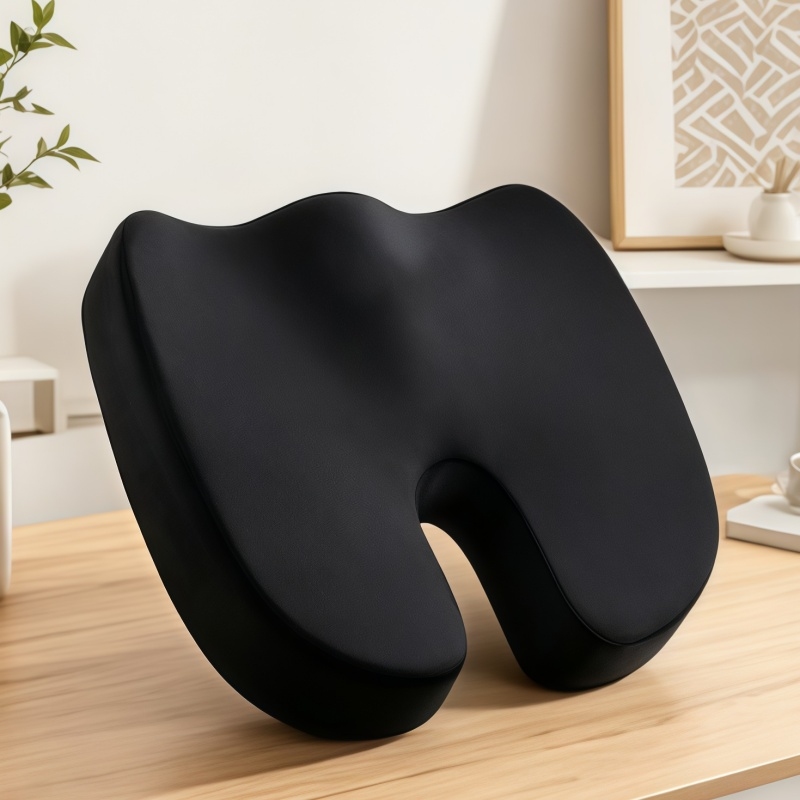 Visitor Chair Padded - Travel Seat Cushion Memory Foam U-Shaped