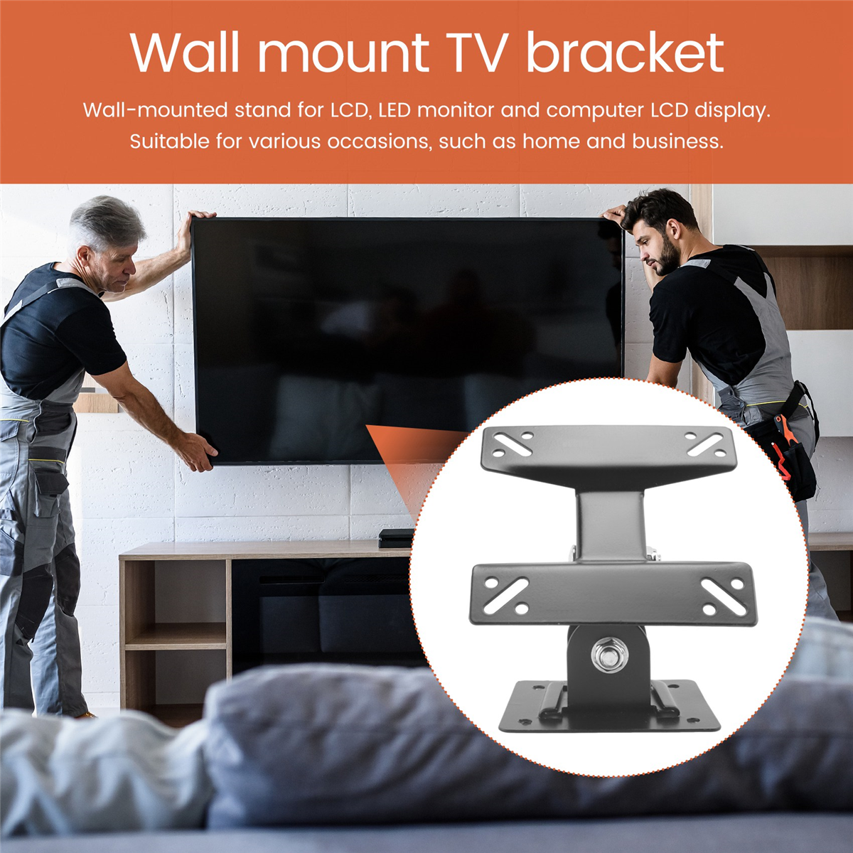 ABQR Universal Wall Mount Stan - Adjustable Monitor Mount のレビューと価格