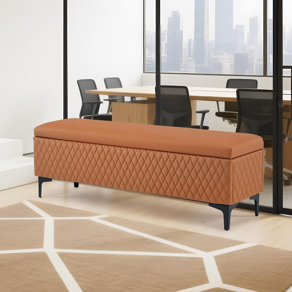 Storage Bench for Waiting Room - Office Furniture For Small Spaces のレビューと価格