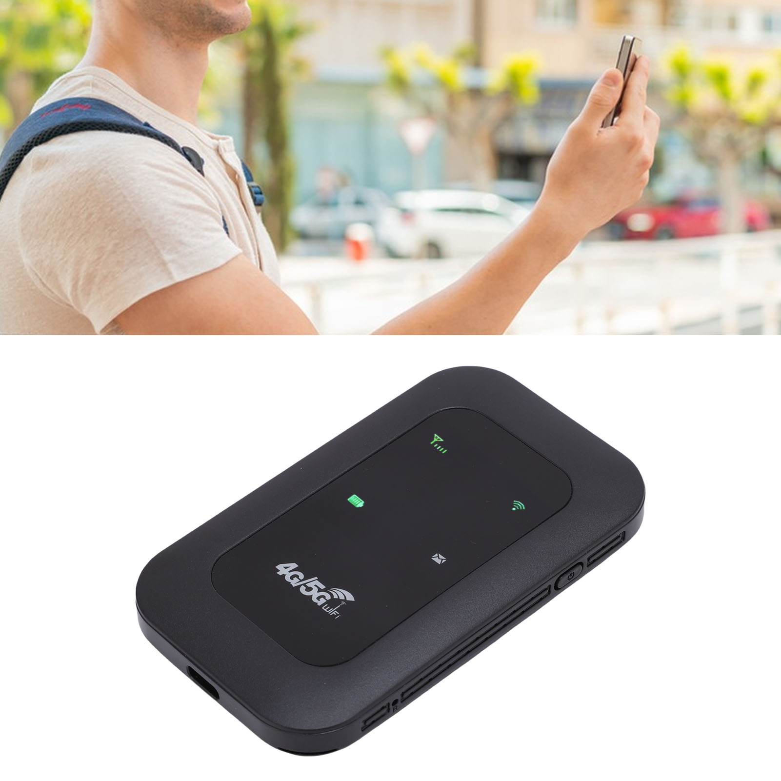 4G 5G WiFi Hotspot Mobile WiFi - Adjustable Laptop Table のレビューと価格