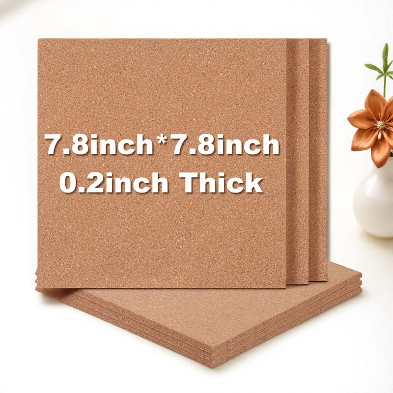 6Pcs Cork Board Tiles Self Adh - Bulletin Board Cork のレビューと価格