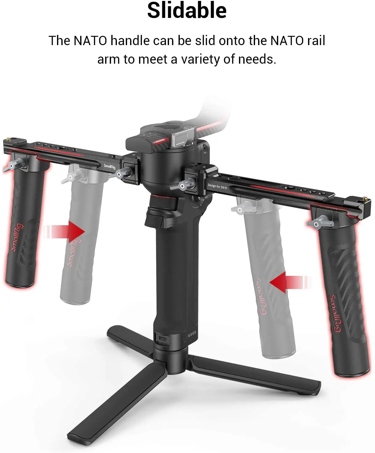 SmallRig 3027 Adjustable Dual  - Adjustable Monitor Mount のレビューと価格
