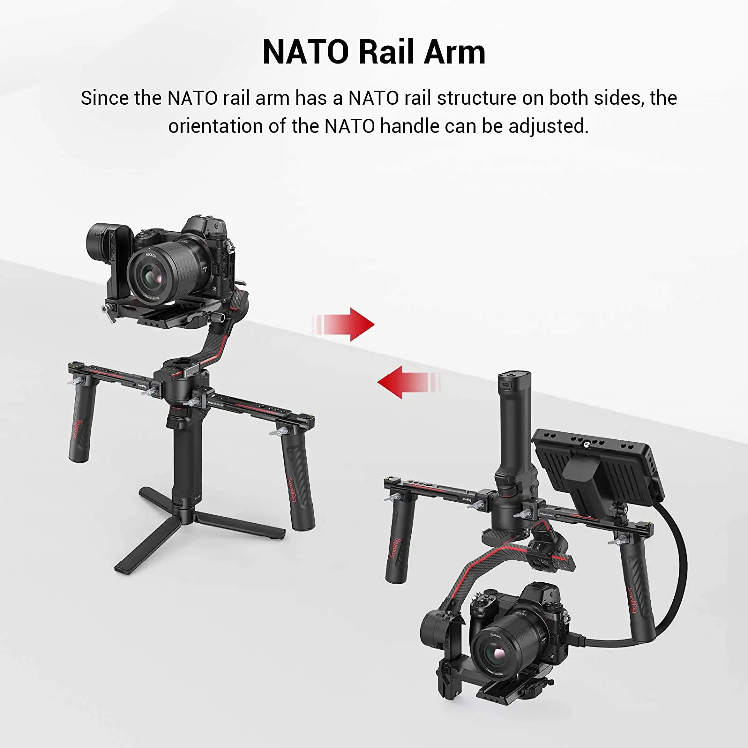 SmallRig 3027 Adjustable Dual  - Adjustable Monitor Mount のレビューと価格