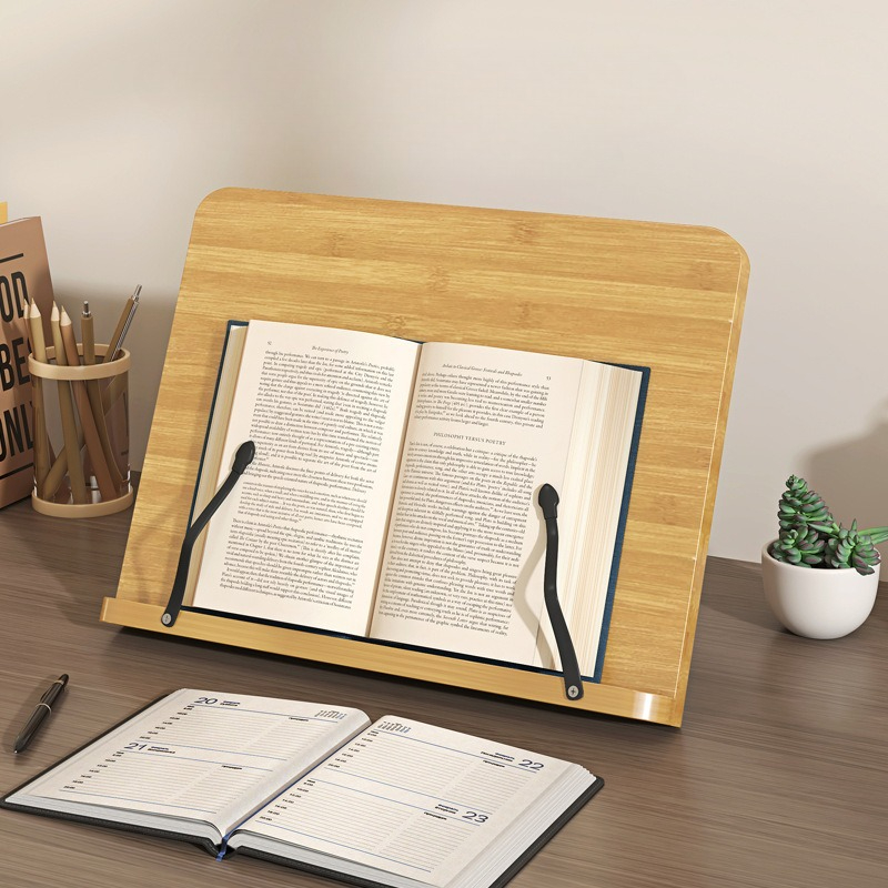 Wooden Reading Book Stand, Mul - Adjustable Laptop Table のレビューと価格