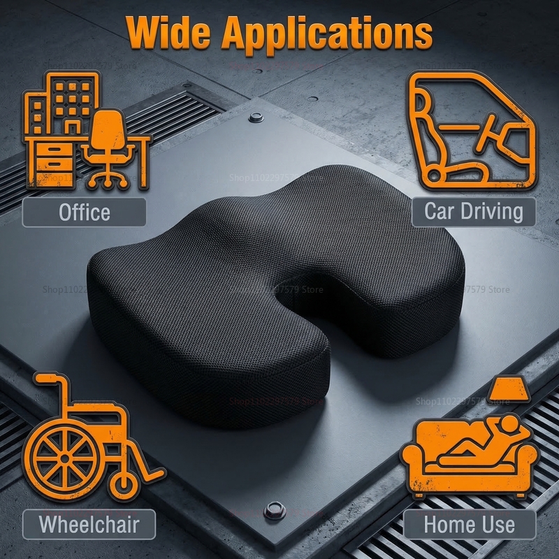 Travel Seat Cushion Memory Foa - Visitor Chair Padded のレビューと価格
