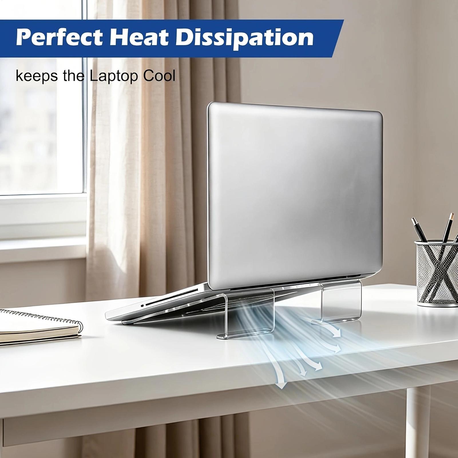 Acrylic Laptop Stand Prevents  - Adjustable Laptop Table のレビューと価格