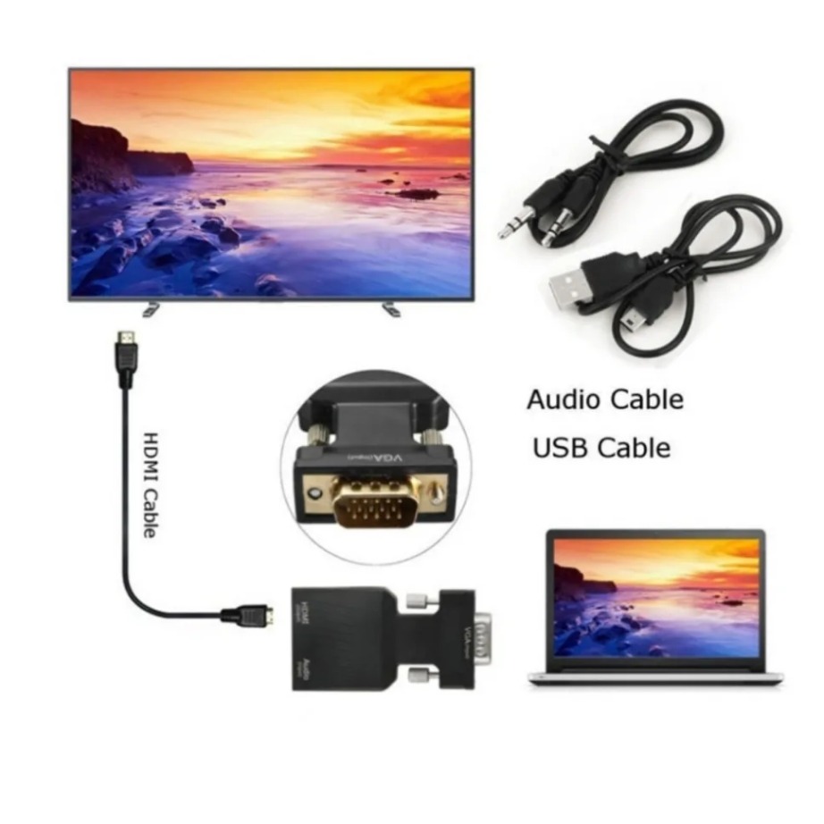 YIGETOHDE VGA to HDMI Converte - Adjustable Laptop Table のレビューと価格