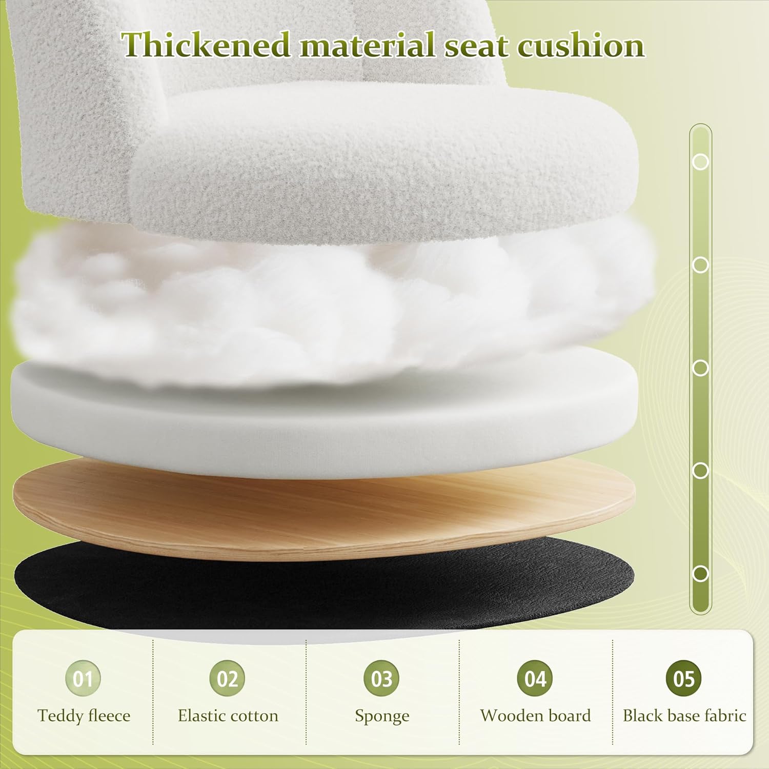 Height Adjustable Vanity Chair - Office Furniture For Small Spaces のレビューと価格