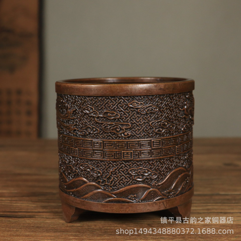 Bronze Incense Burner Cylinder - Office Furniture Phoenix のレビューと価格