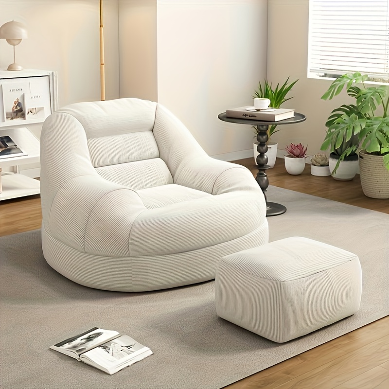 Lazy tatami sofa and footstool - Office Furniture For Small Spaces のレビューと価格