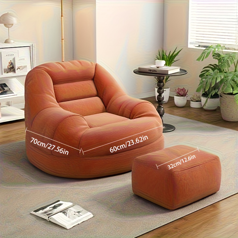 Lazy tatami sofa and footstool - Office Furniture For Small Spaces のレビューと価格