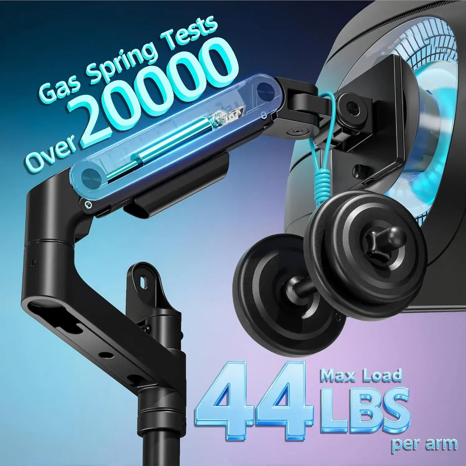 Dual Monitor Wall Mount for 17 - Adjustable Monitor Mount のレビューと価格