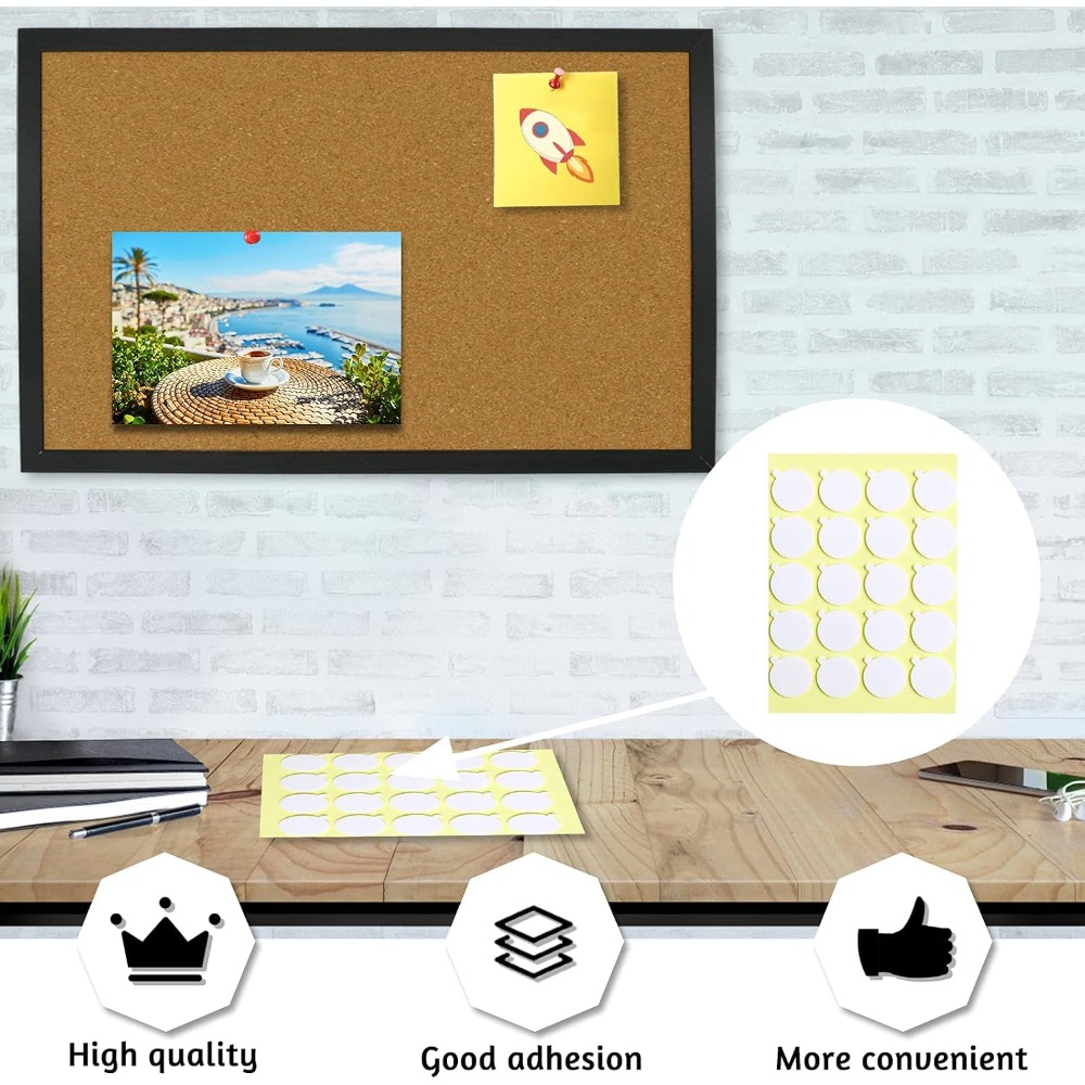 Large Cork Bulletin Board 17.7 - Bulletin Board Cork のレビューと価格