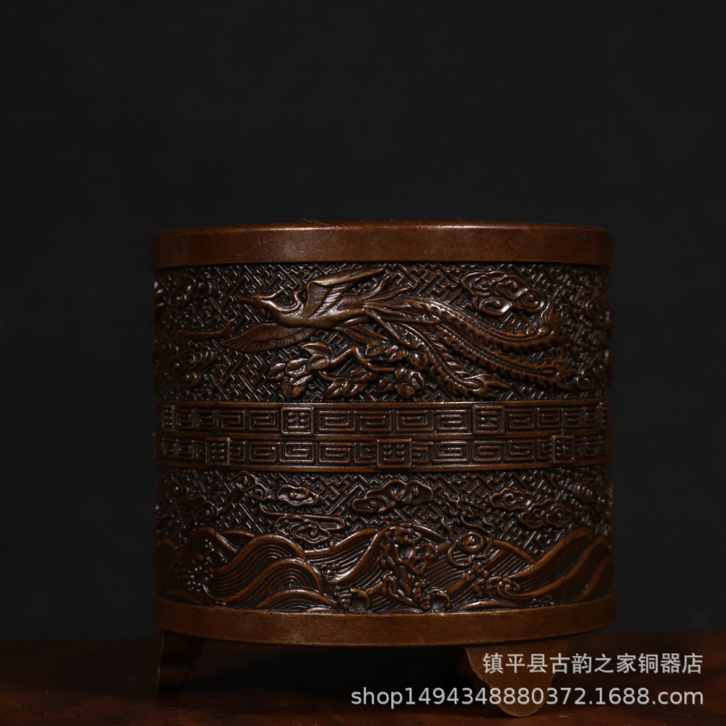 Bronze Incense Burner Cylinder - Office Furniture Phoenix のレビューと価格