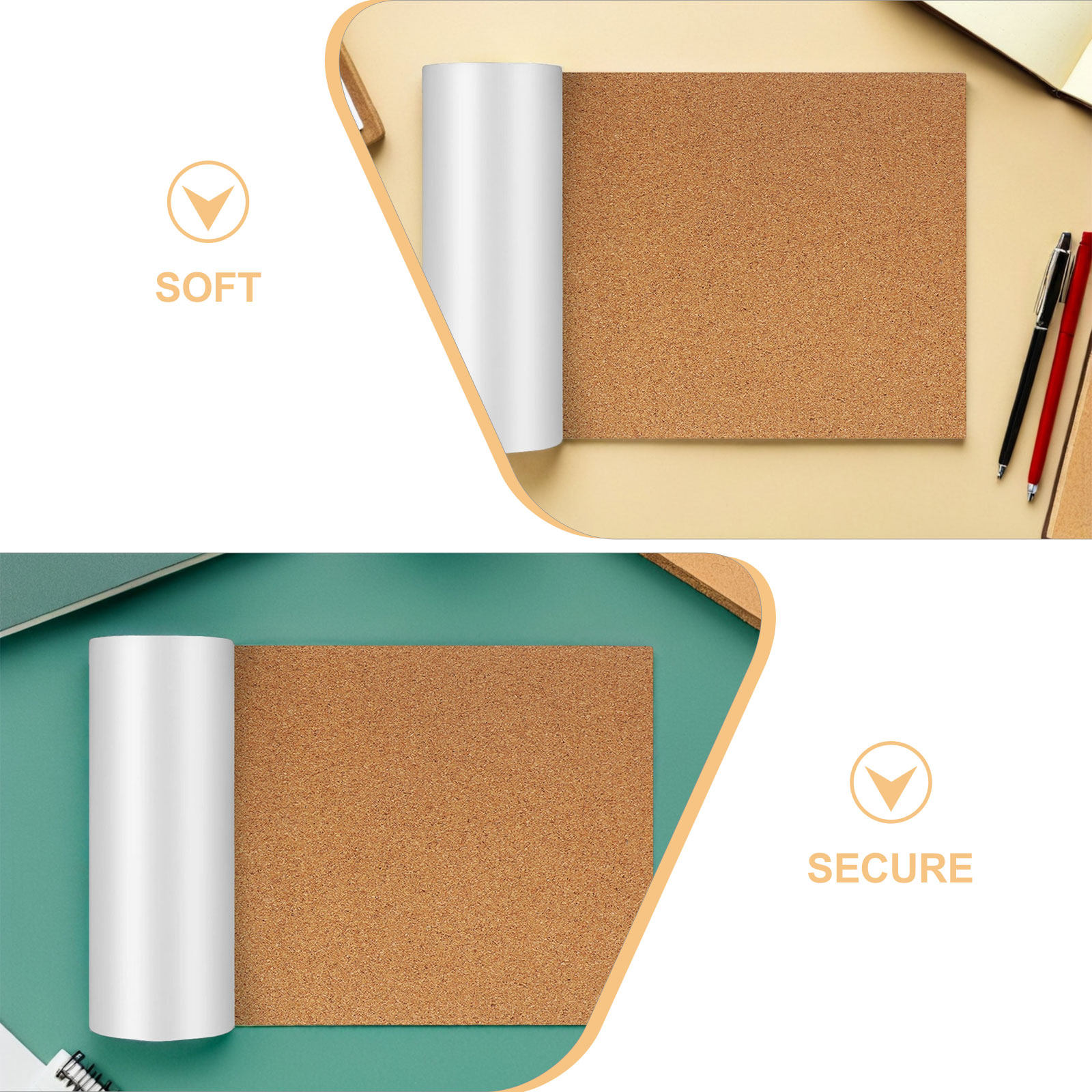 Adhesive Cork Board Roll 23.6x - Bulletin Board Cork のレビューと価格