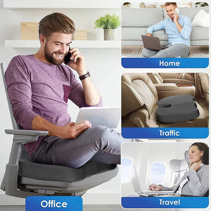 Travel Seat Cushion Memory Foa - Visitor Chair Padded のレビューと価格