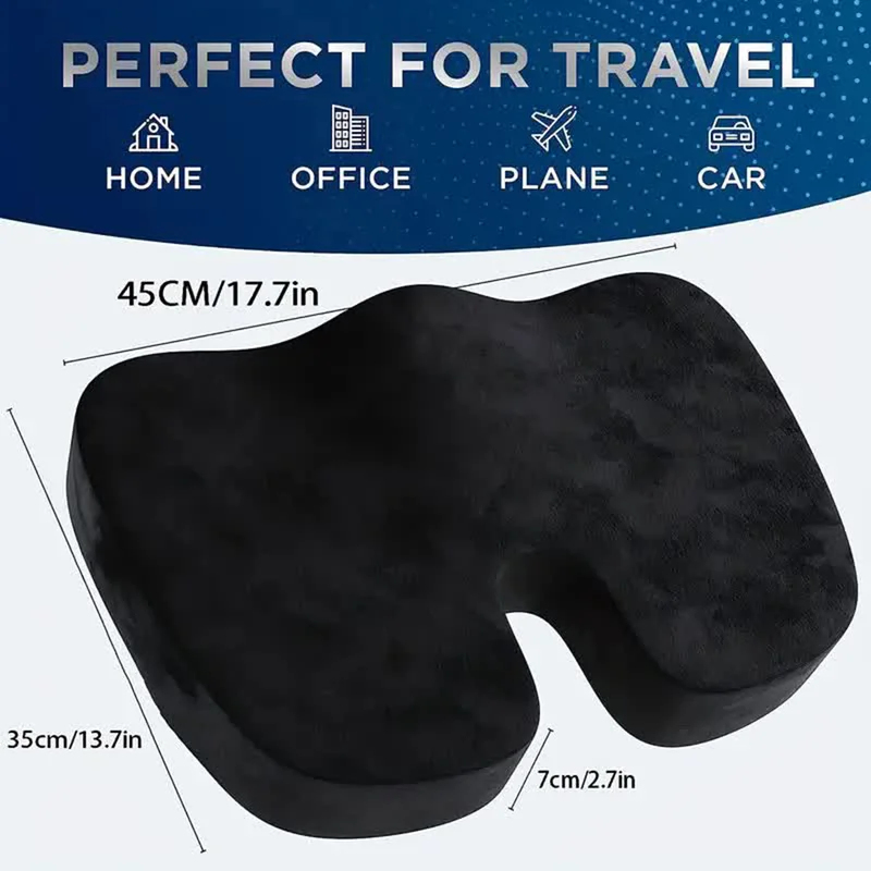 Travel Seat Cushion Memory Foa - Visitor Chair Padded のレビューと価格