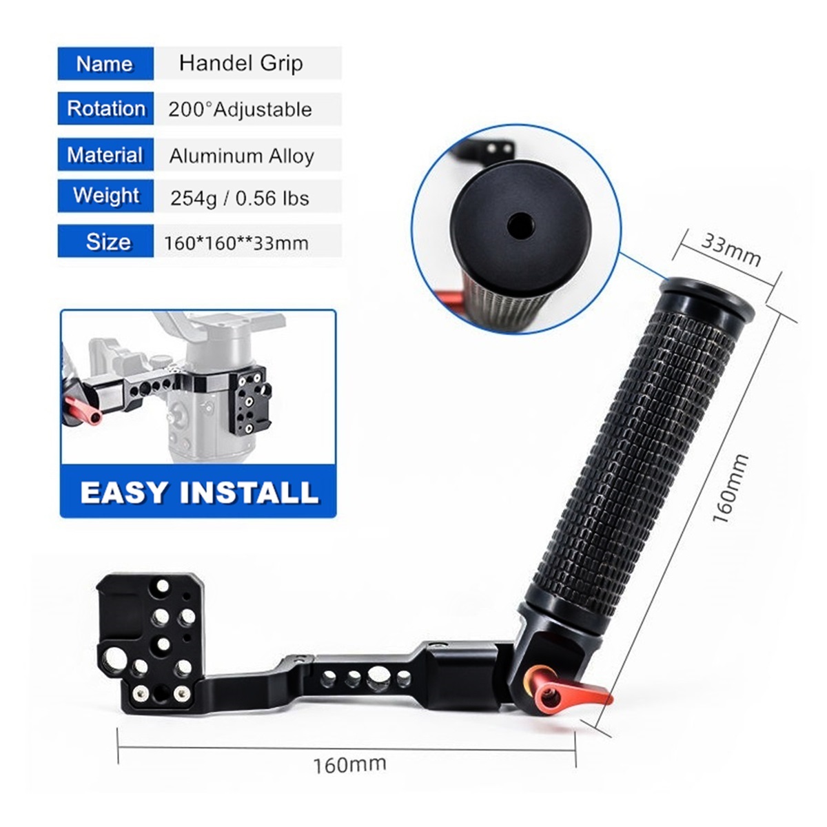 for DJI Ronin S SC RSC2 Gimbal - Adjustable Monitor Mount のレビューと価格