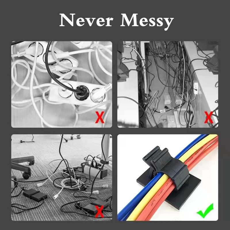 Cable Organizer Self Adhesive  - Adjustable Laptop Table のレビューと価格