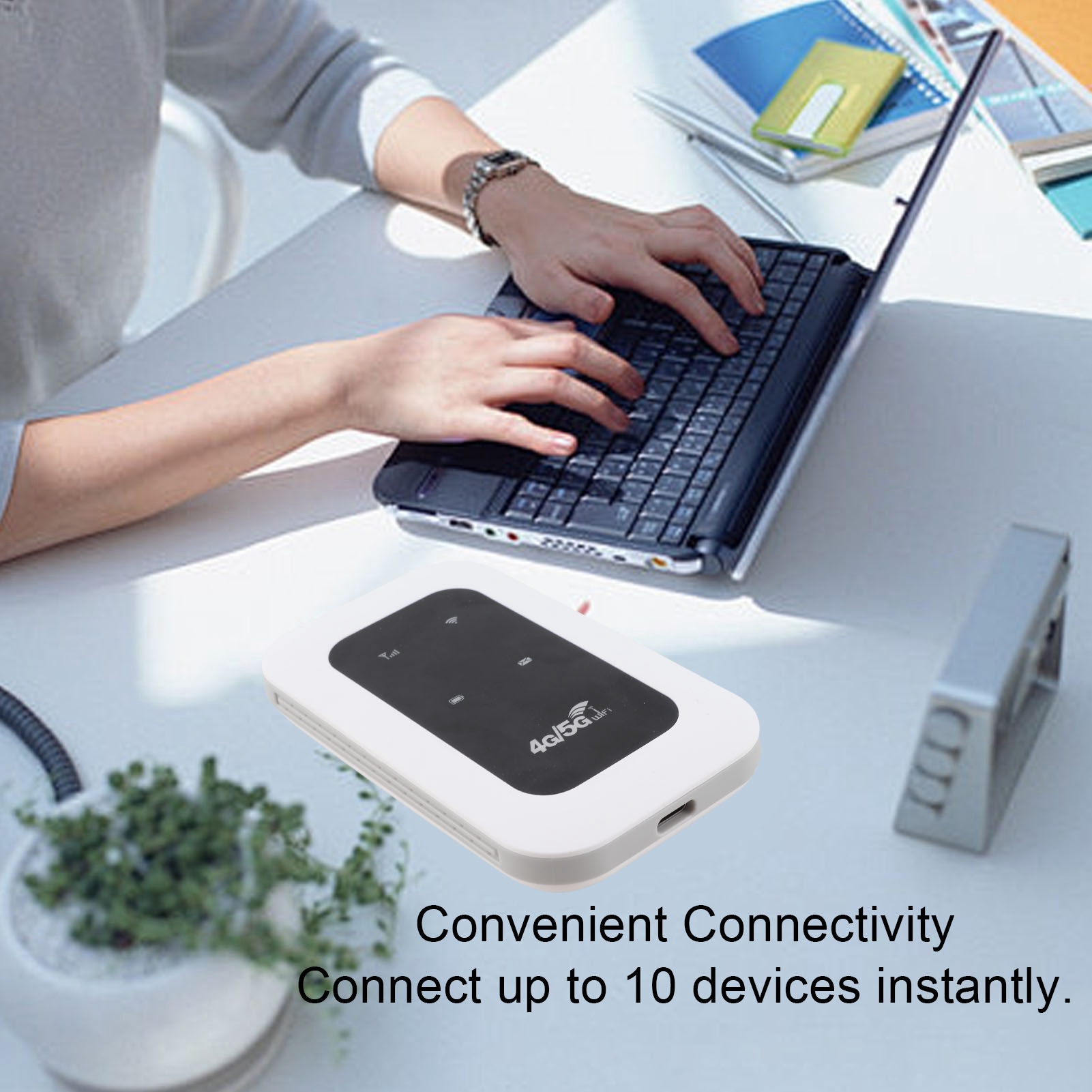 Portable 4G WiFi Hotspot 300Mb - Adjustable Laptop Table のレビューと価格