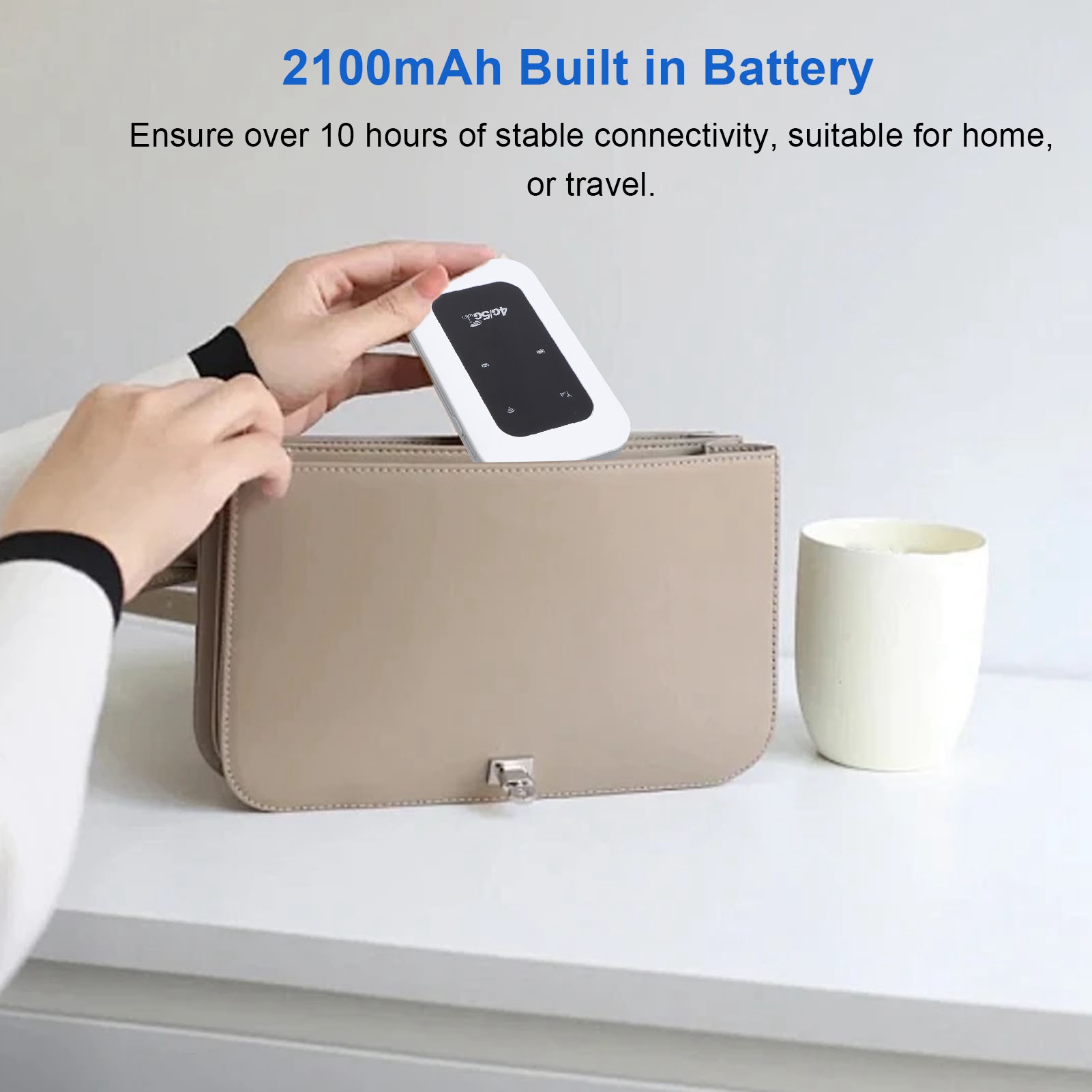 Portable 4G WiFi Hotspot 300Mb - Adjustable Laptop Table のレビューと価格