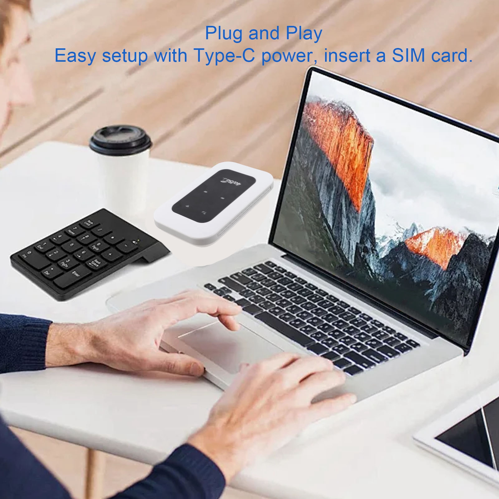 Portable 4G WiFi Hotspot 300Mb - Adjustable Laptop Table のレビューと価格