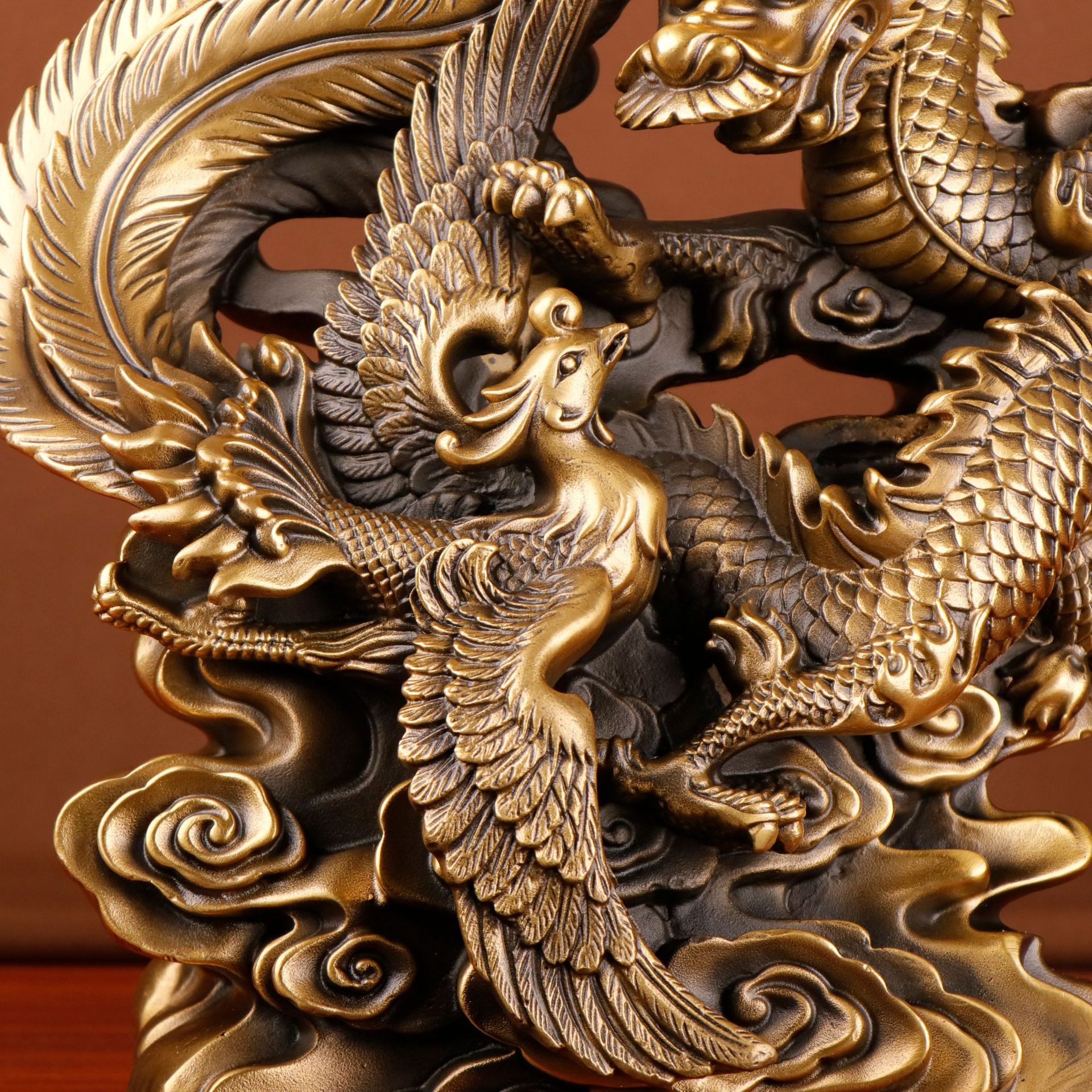 Large Bronze Dragon Phoenix St - Office Furniture Phoenix のレビューと価格