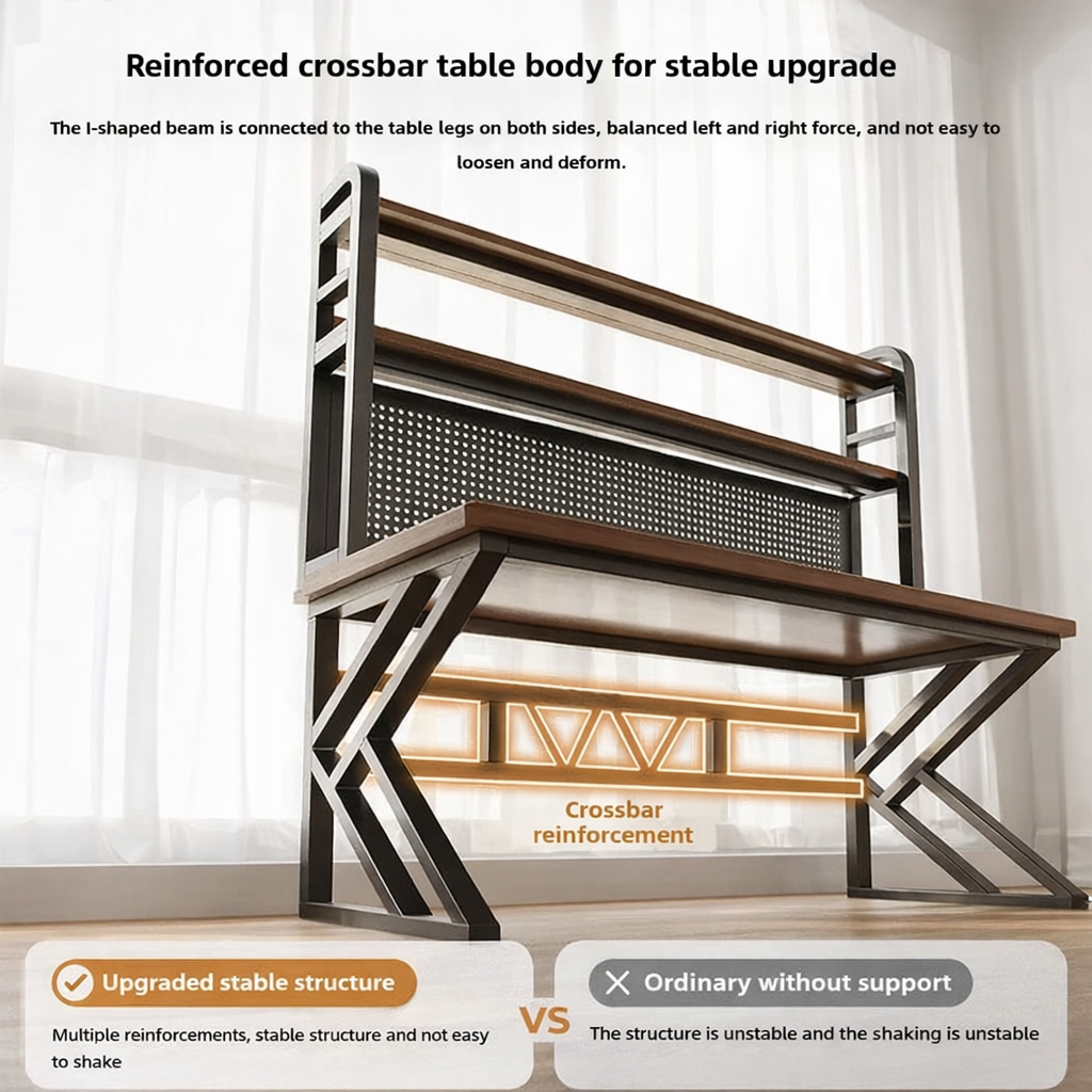 Gaming Desk with Bookshelf and - Office Furniture For Small Spaces のレビューと価格