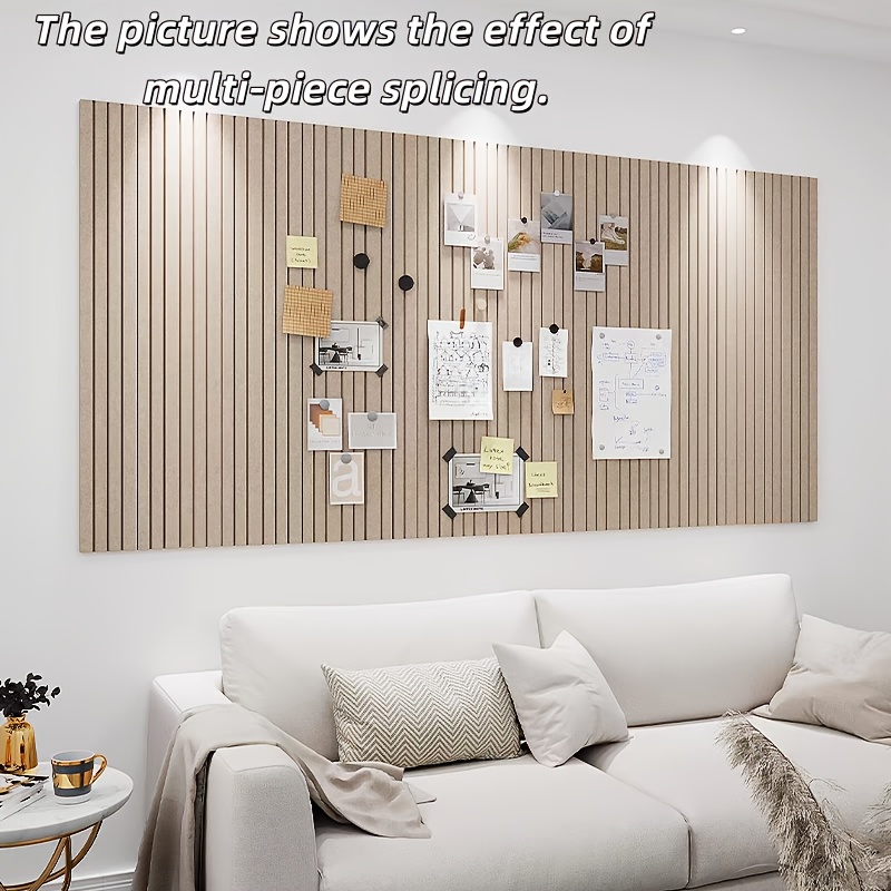 QS 6 PCS  Felt Wall Tiles，Cork - Bulletin Board Cork のレビューと価格