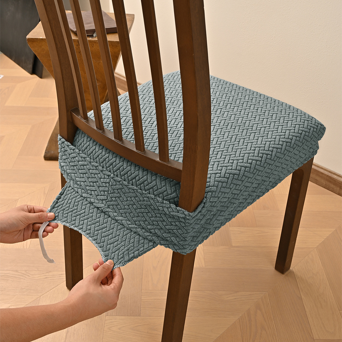 1pc/4pcs/6pcs Non-slip Striped - Visitor Chair Padded のレビューと価格