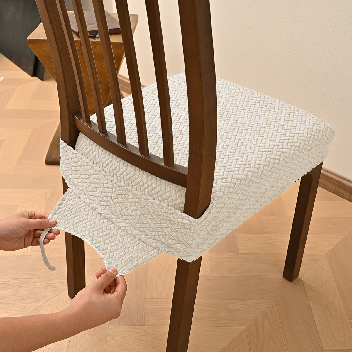 1pc/4pcs/6pcs Non-slip Striped - Visitor Chair Padded のレビューと価格