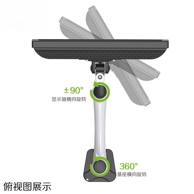 Full Motion Monitor Desk Mount - Adjustable Monitor Mount のレビューと価格