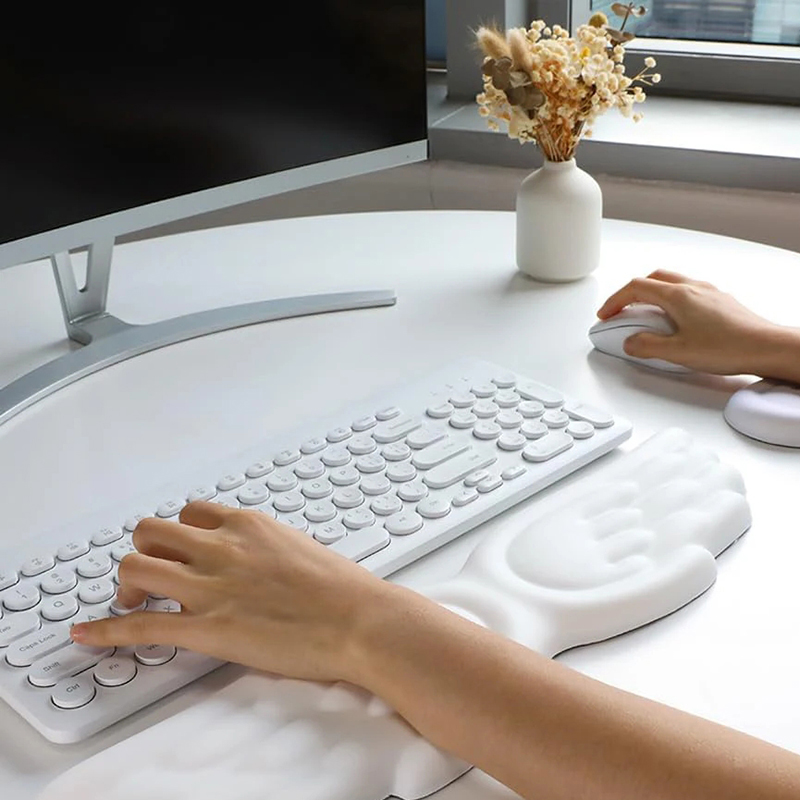 Keyboard Mouse Wrist Rest Ange - Adjustable Laptop Table のレビューと価格