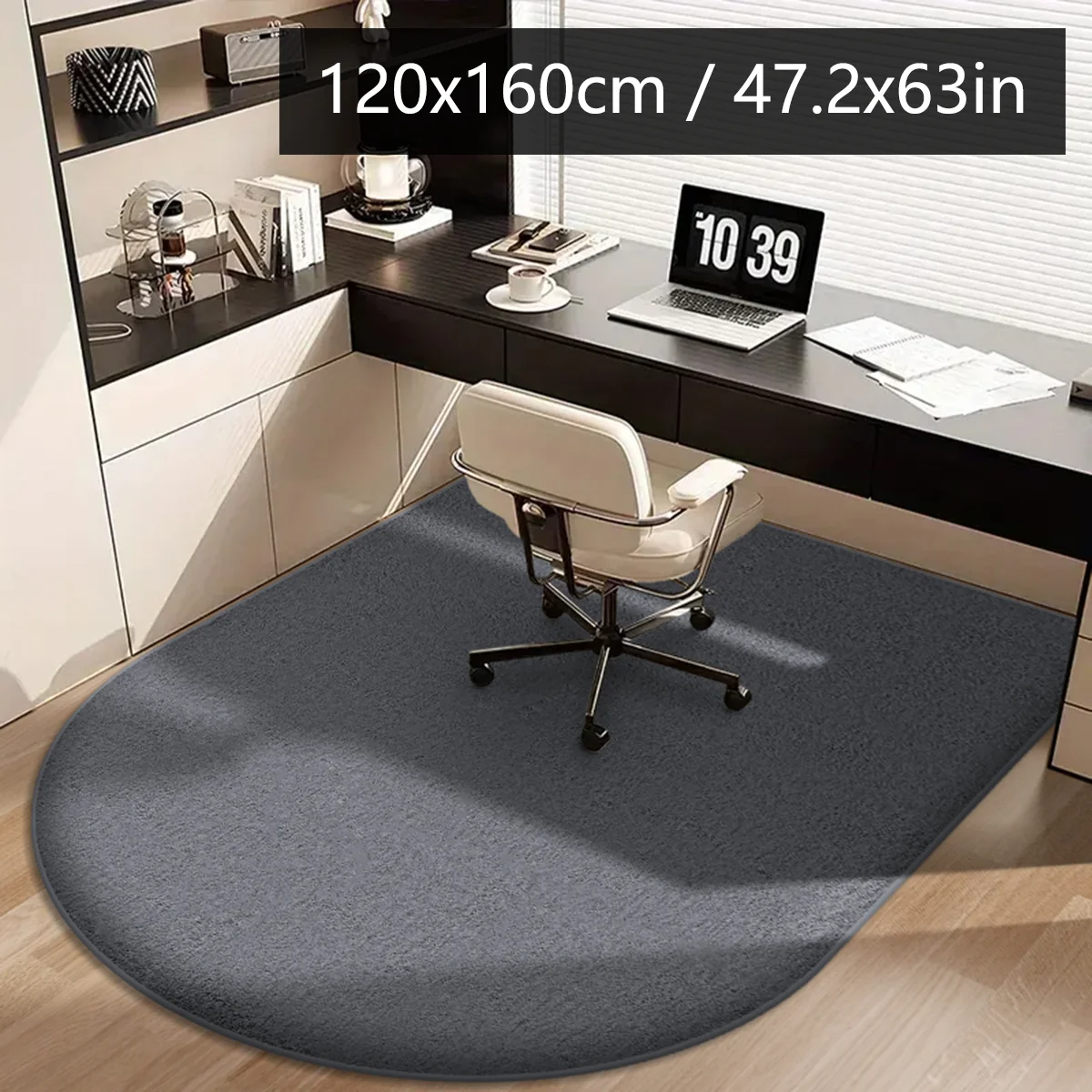VIKAMA Solid Colour Arched Rug - Visitor Chair Padded のレビューと価格