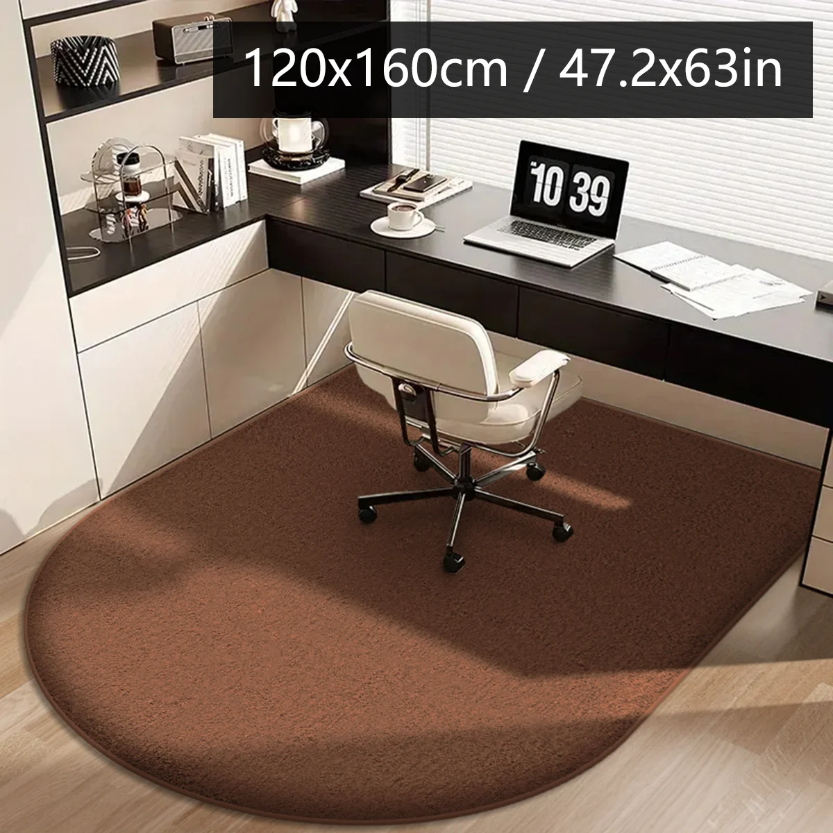 VIKAMA Solid Colour Arched Rug - Visitor Chair Padded のレビューと価格