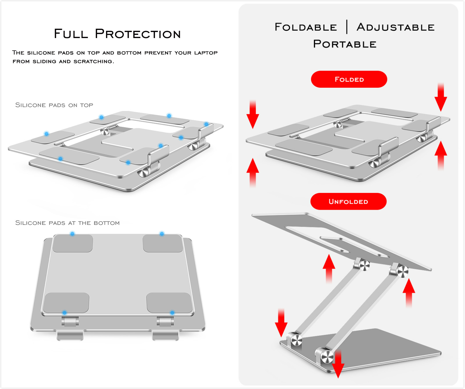 Height Adjustable Laptop Stand - Adjustable Laptop Table のレビューと価格